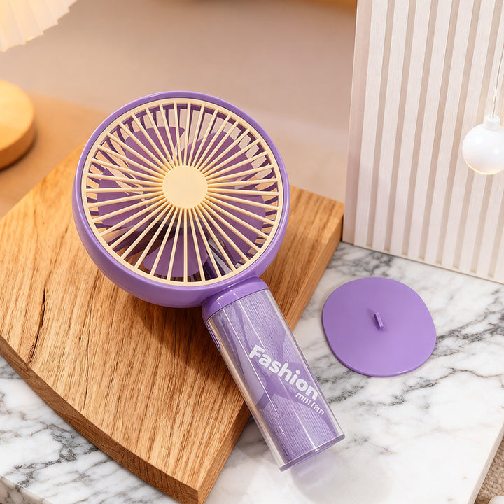 Women's Portable Battery-Powered Fan with Stylish Design Bowlift