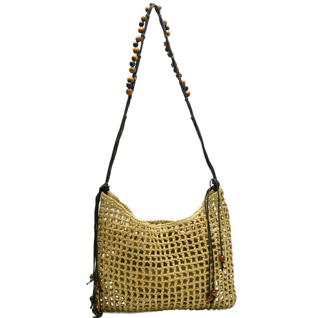 Handwoven shoulder bag with original design Bowlift