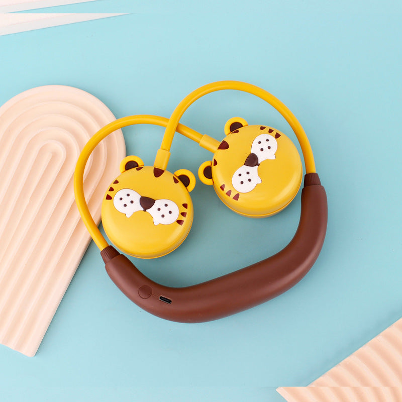Ladies Neck Fan in Cute Animal Design Bowlift