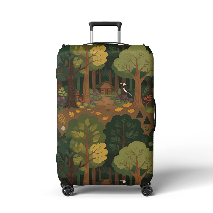 Women's suitcase cover with atmospheric landscape design Bowlift
