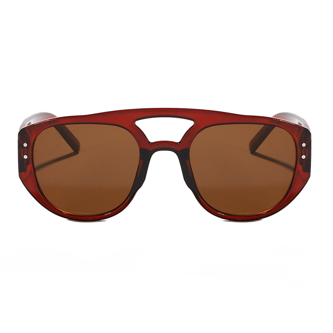 Women's oversized sunglasses with modern, textured frame Bowlift