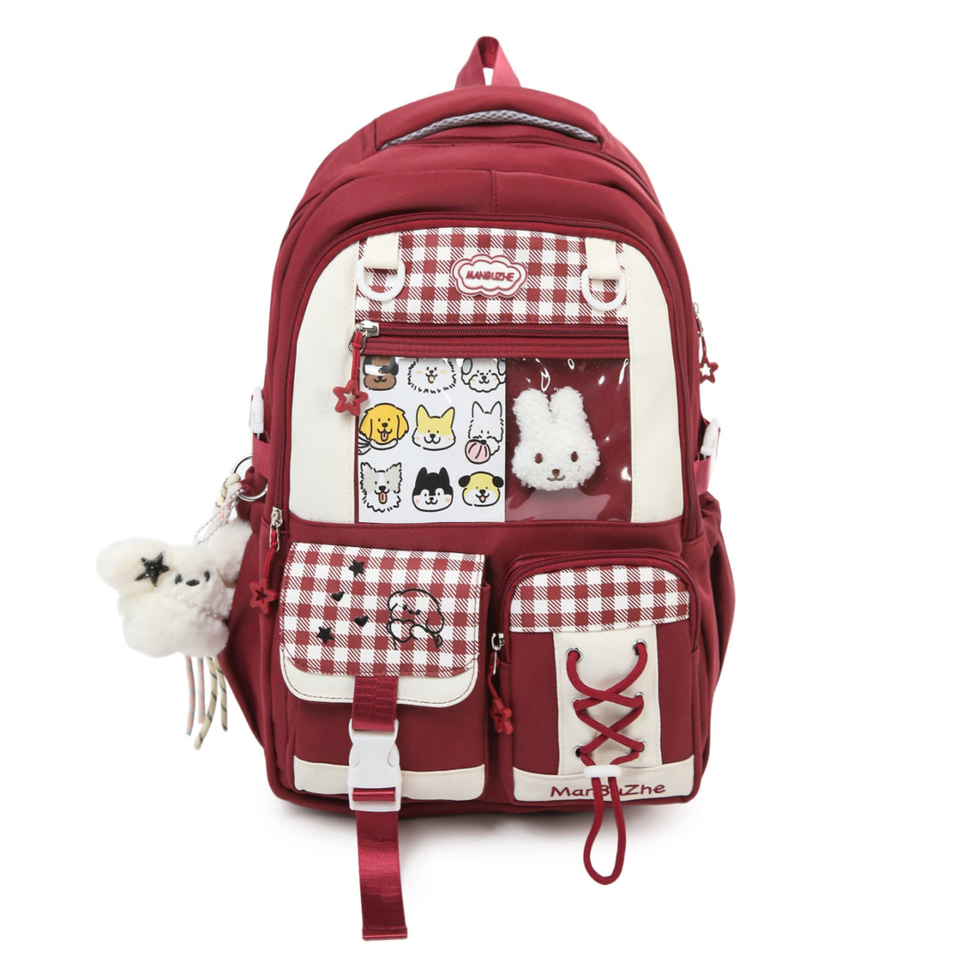 Adorable Character Design School Backpack Bowlift