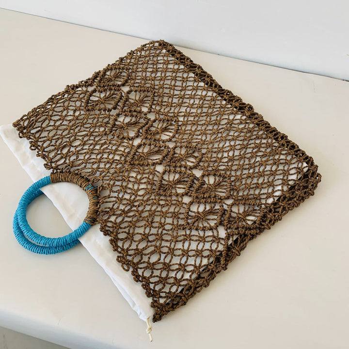Handmade Macramé Beach Bag Bowlift