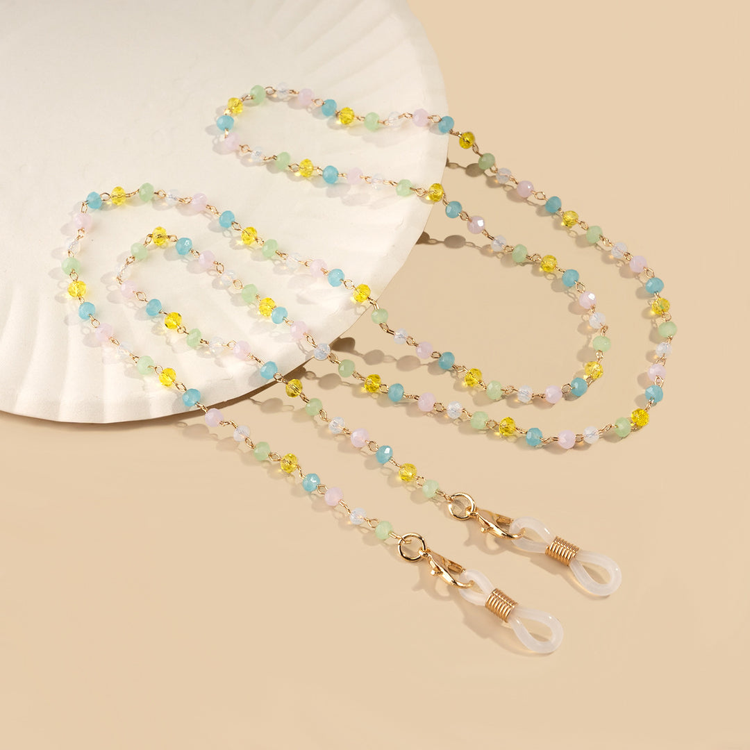 Artistic Beaded Eyewear Chain Bowlift