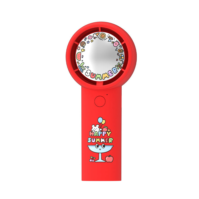 Women's Portable Mini Sun Fan with Cat Design Bowlift