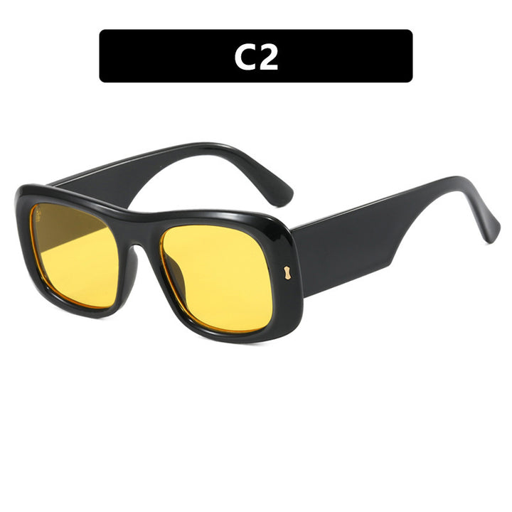 Women's oversized square sunglasses with a wide frame and polarized lenses Bowlift