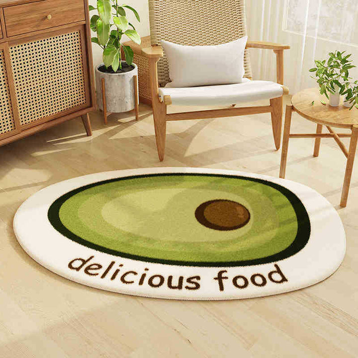 Funny Avocado-Theme Carpet