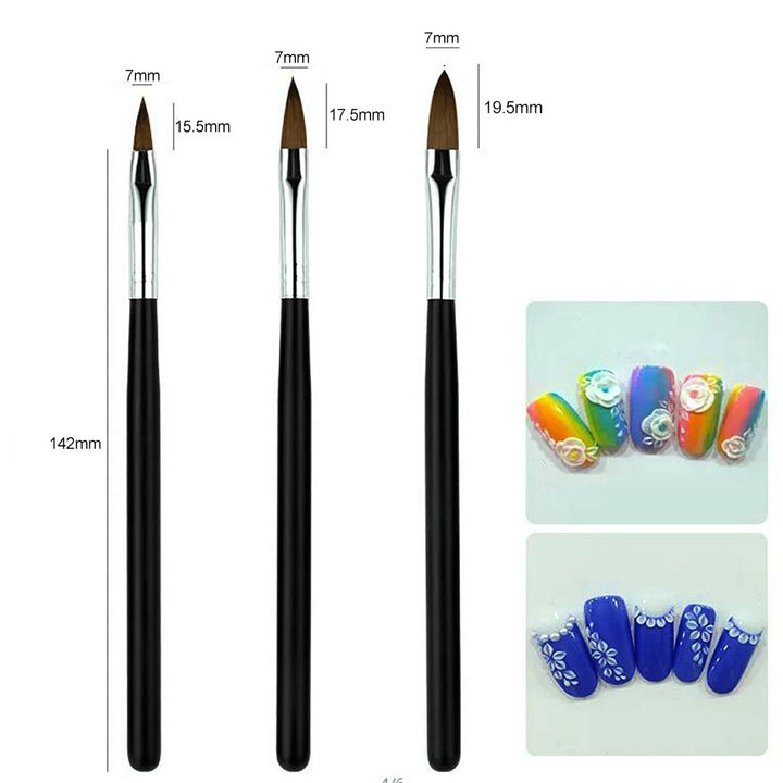 Precision Nail Art Detailing Brush Set Bowlift