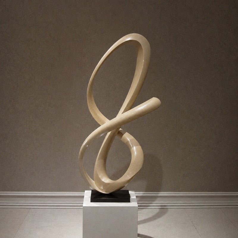 Abstract Decorative Loop Sculpture