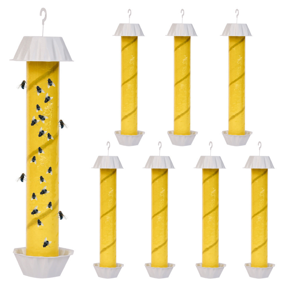 Hanging suet cylinder bird feeder with protective cap and drainage tray Bowlift