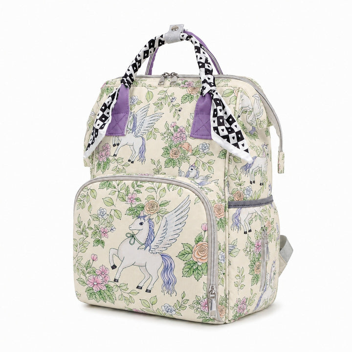 Portable Illustrated Backpack Bowlift