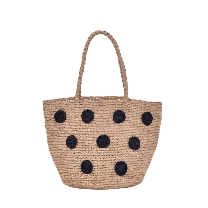 Handcrafted tote bag with colored appliques Bowlift