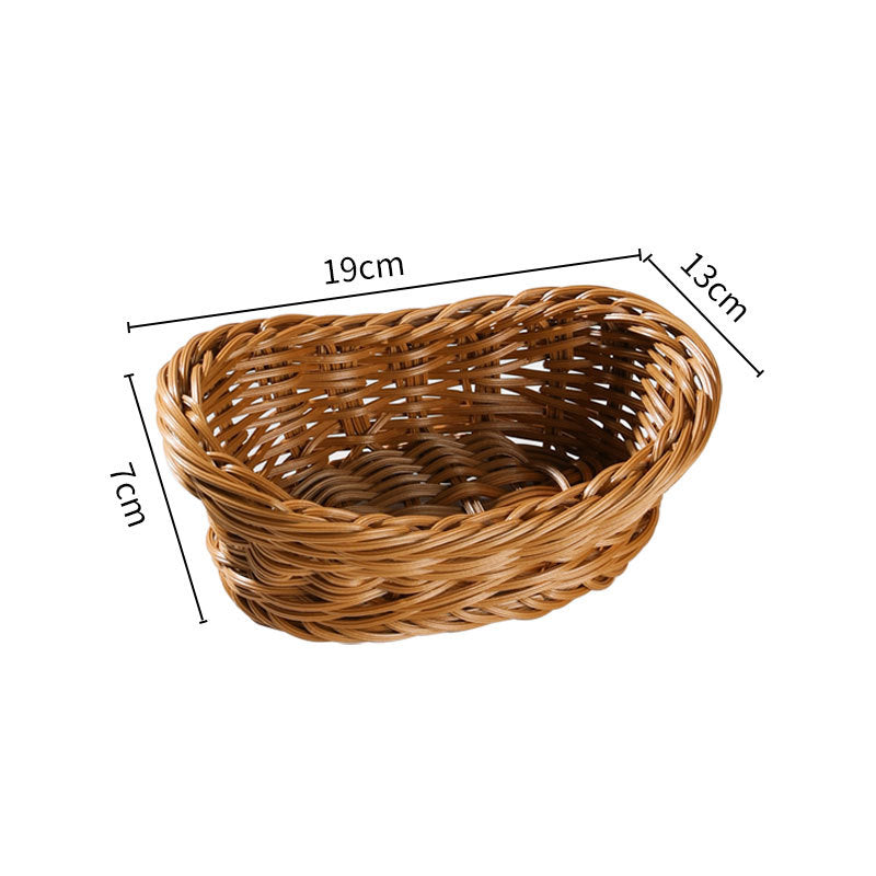 Decorative Woven Fruit Basket Bowlift