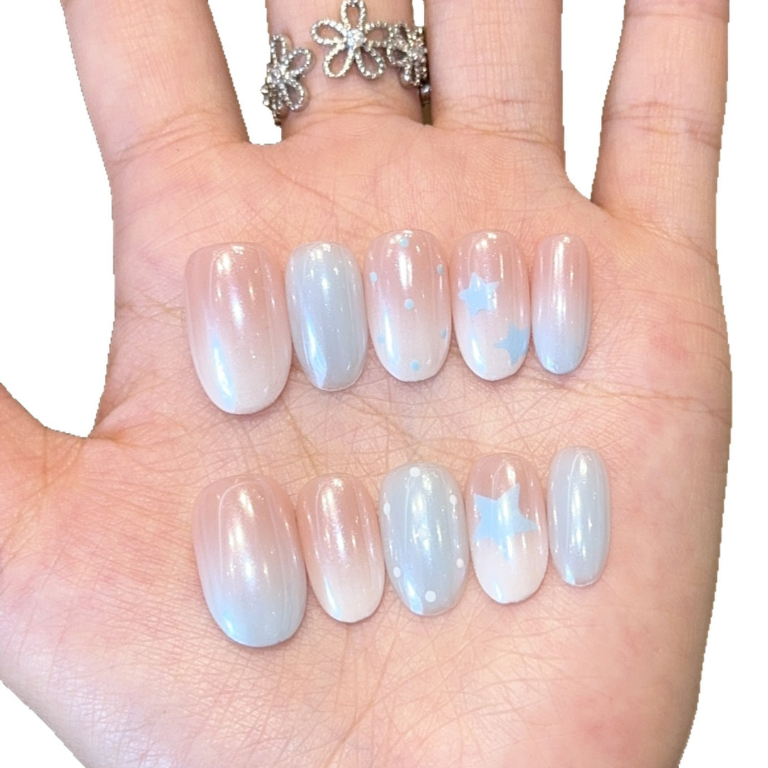Elegant artificial nails with exceptional gradient color Bowlift