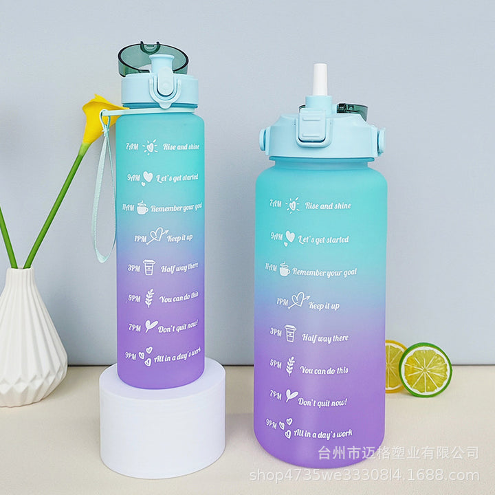 Women's Motivation Water Bottle Bowlift