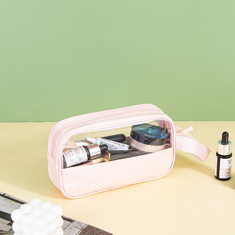 Cosmetic bag with transparent compartments Bowlift
