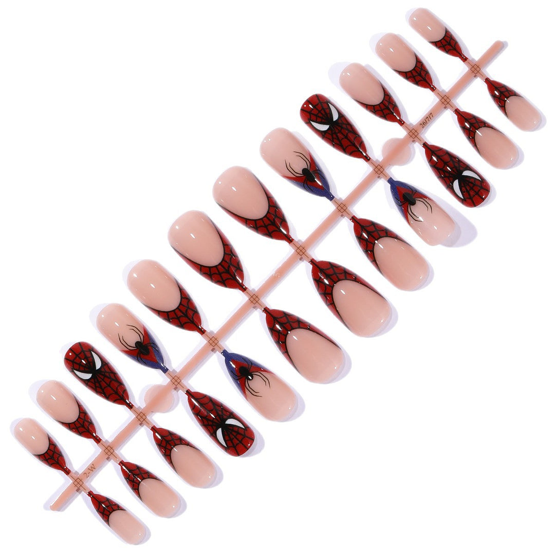 Spider-Man Inspired Stiletto Nail Art Bowlift