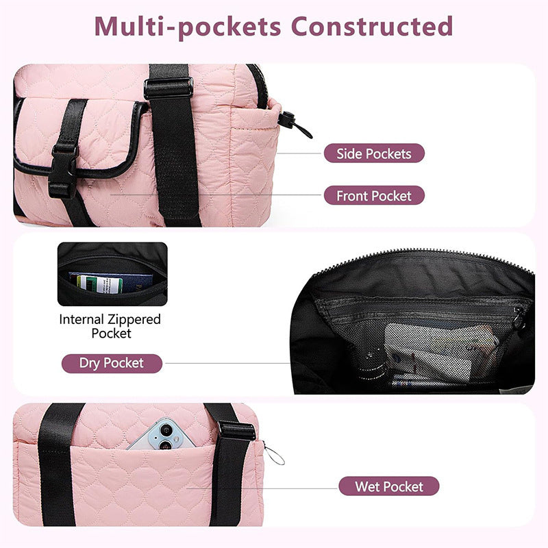 Multifunctional shoulder bag with structured design Bowlift