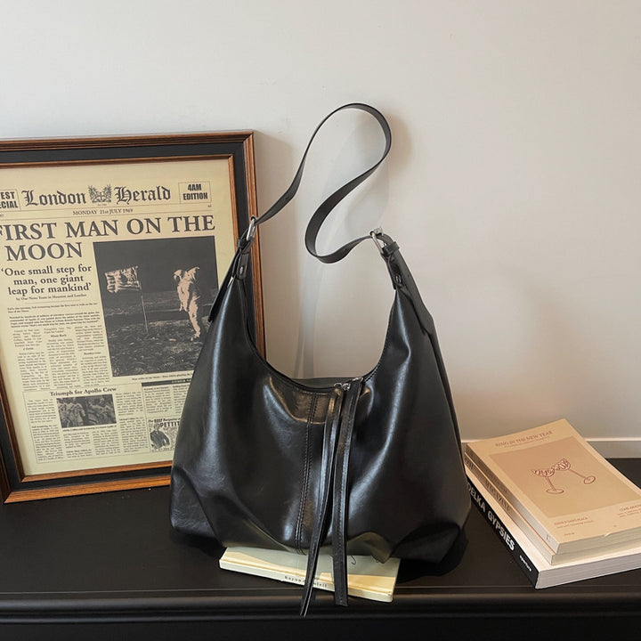 WoLuxurious Soft Leather Shoulder Bag Bowlift