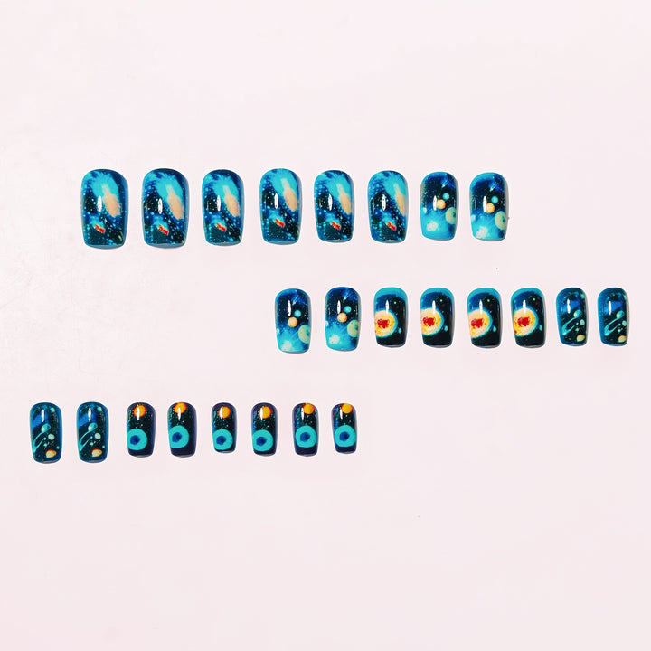 Artificial nails in galactic space design Bowlift