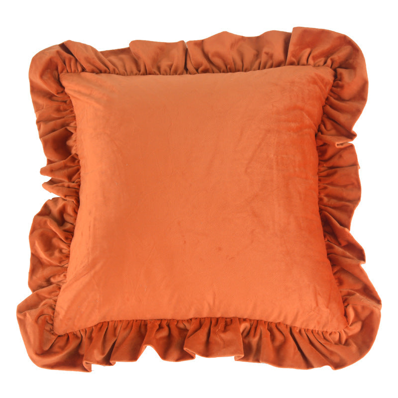 Luxury Ruffle Decorative Pillow