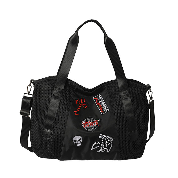 Fashion-Forward Texture-Detail Tote