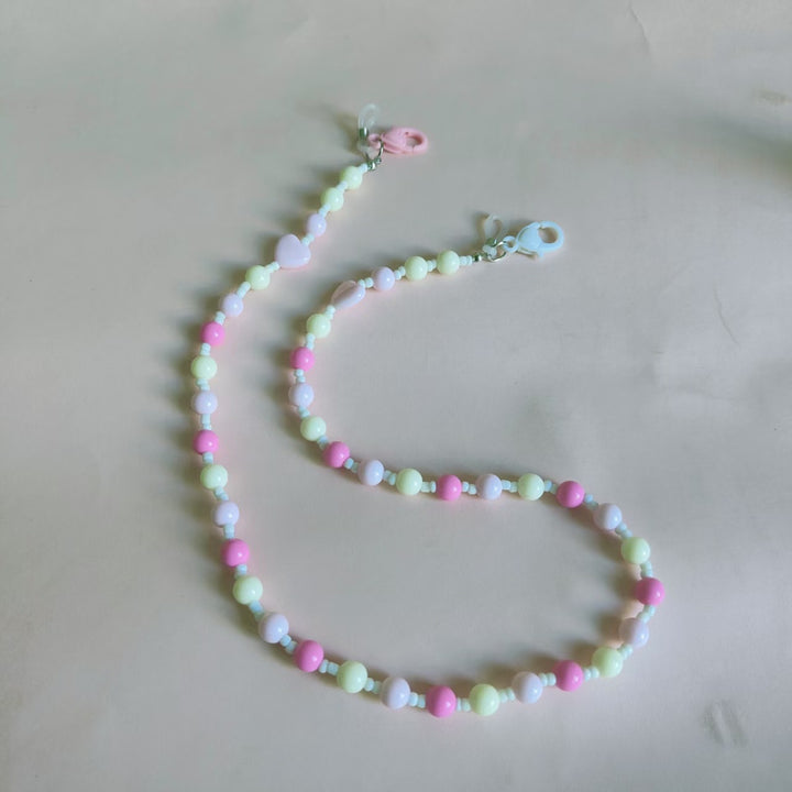 Colored Beaded Glasses Holder Chain Bowlift