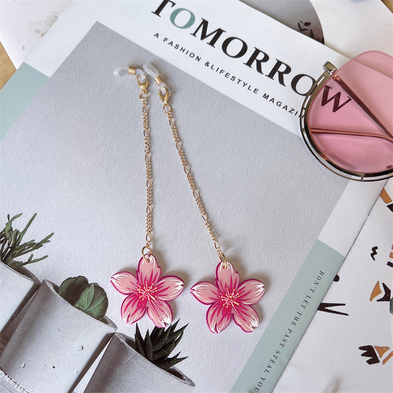 Floral Charm Dangle Earrings Bowlift