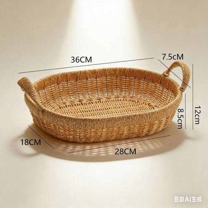 Women's decorative rattan basket Bowlift