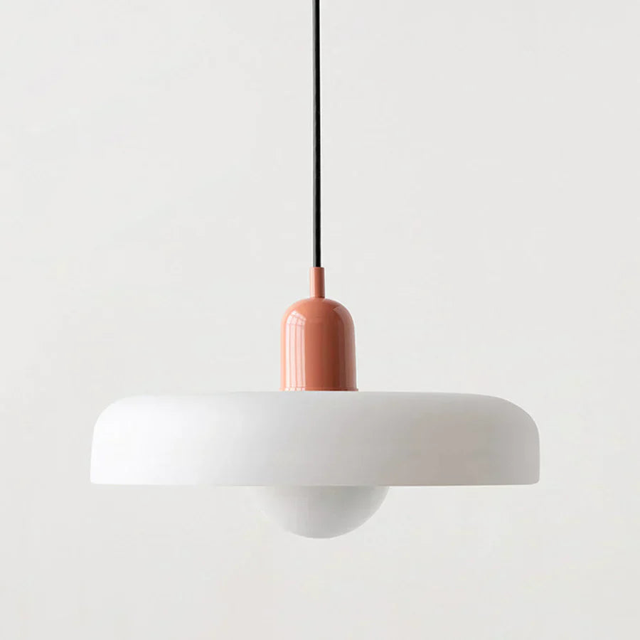 Scandinavian Pendant Light for Living Room and Dining Room – Minimalist Design with AdjustaBowlifte Height – Glass | Bowlift