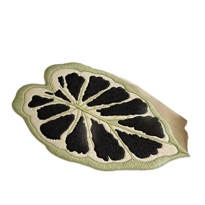 Monstera Leaf Shaped Floor Mat Bowlift