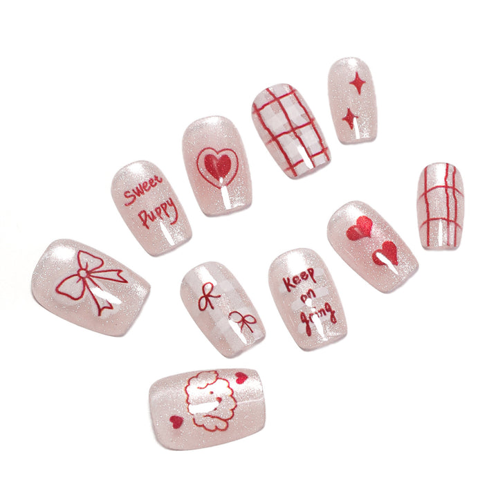Artificial nail art with cute designs Bowlift