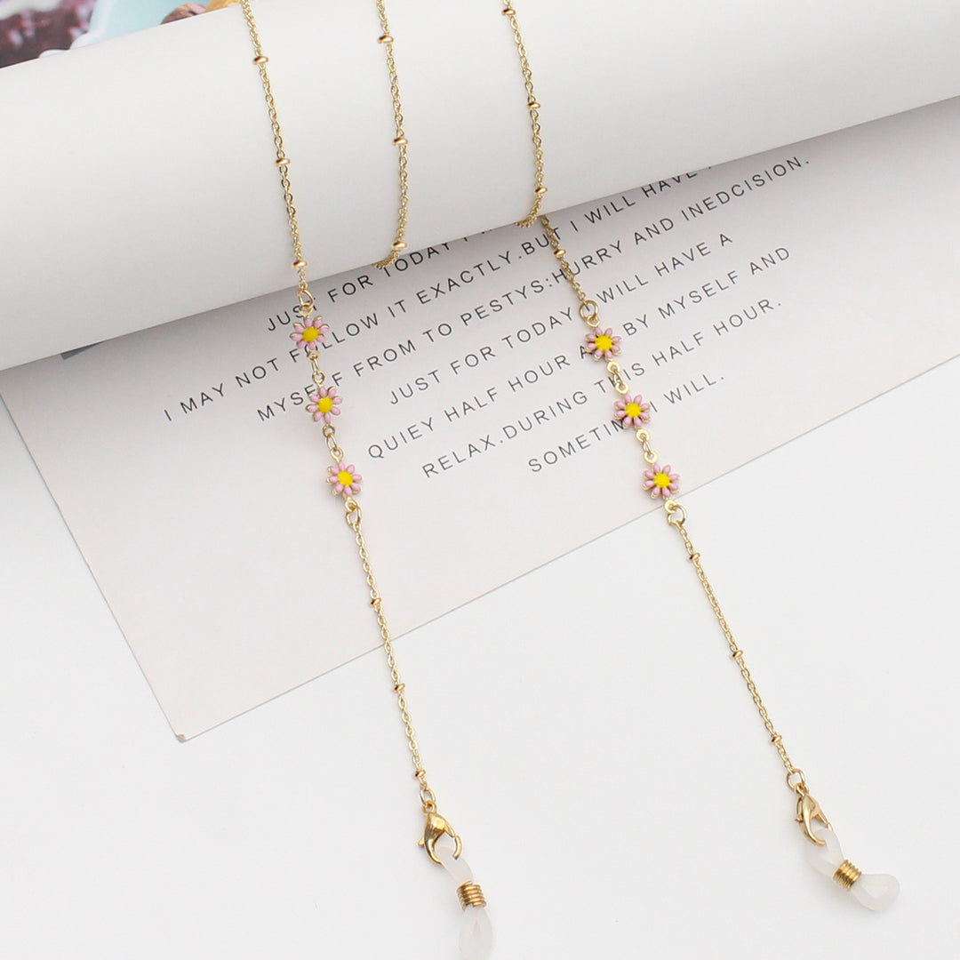 Floral Themed Eyewear Chain Bowlift