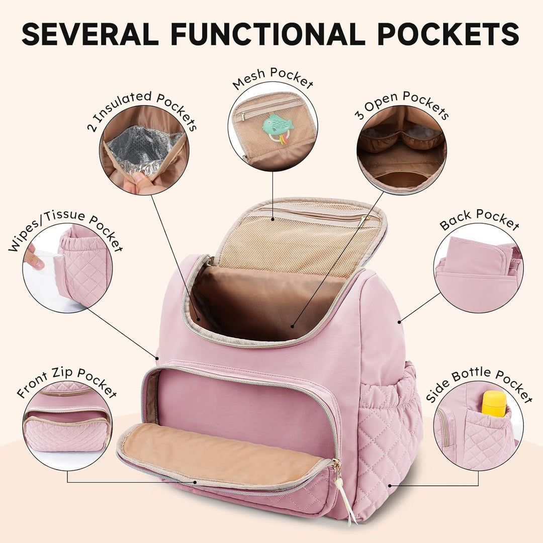 Practical backpack with integrated organizer Bowlift