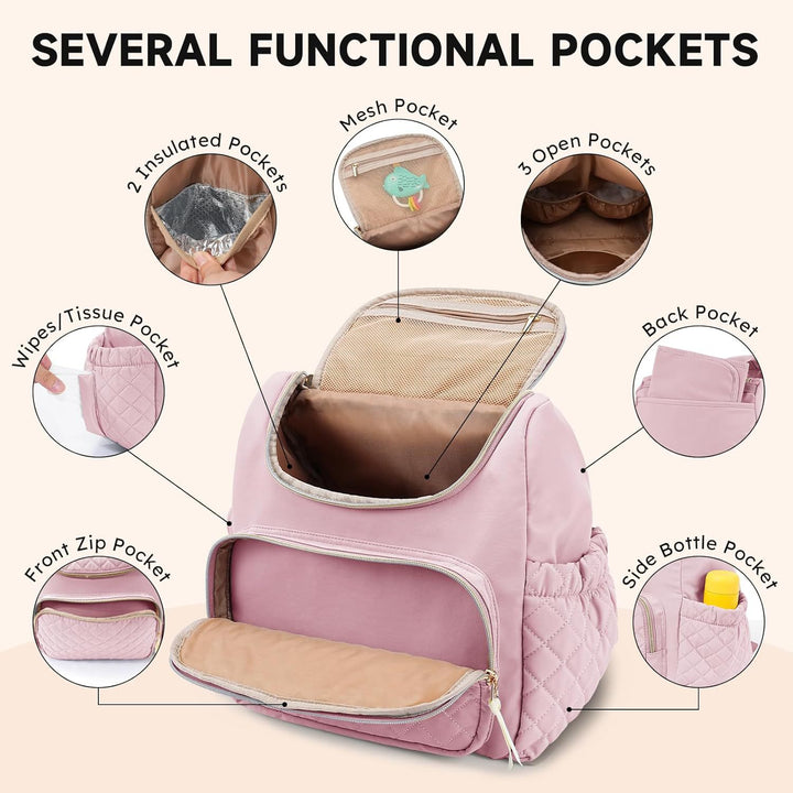 Practical backpack with integrated organizer Bowlift