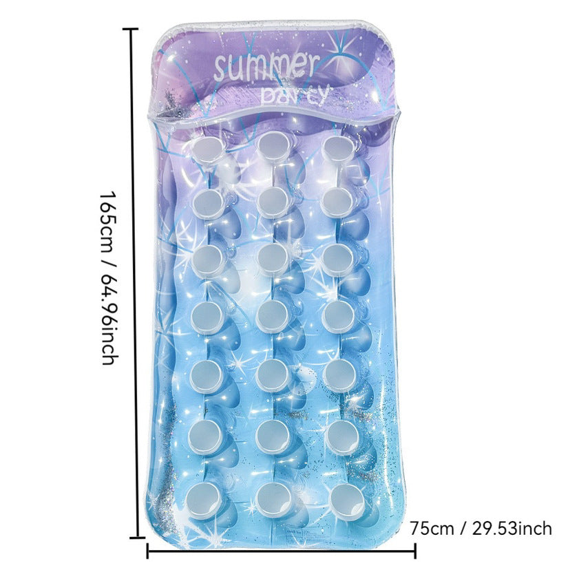 Ladies Inflatable Water Swimming Ring with Ergonomic Grip Bowlift