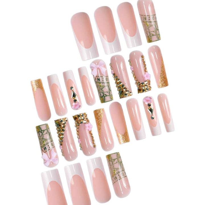 Decorative Acrylic Press-On Nails Bowlift