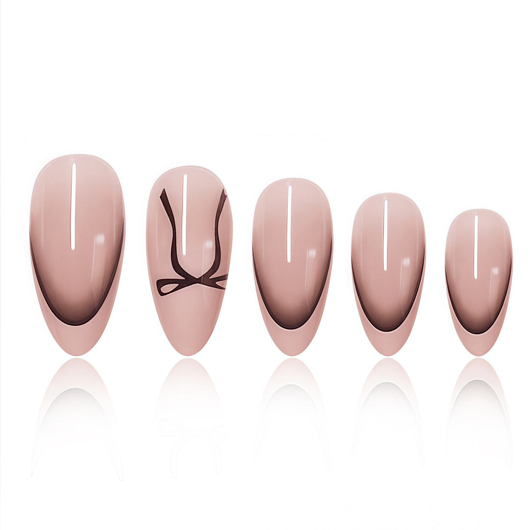 Decorative Press-On Nail Art Set Bowlift