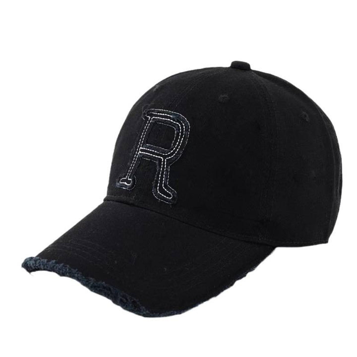Women's Distressed Embroidered Baseball Cap Bowlift
