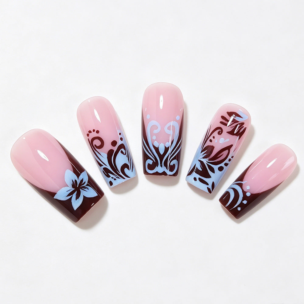 Artistic Long Nail Wraps Bowlift