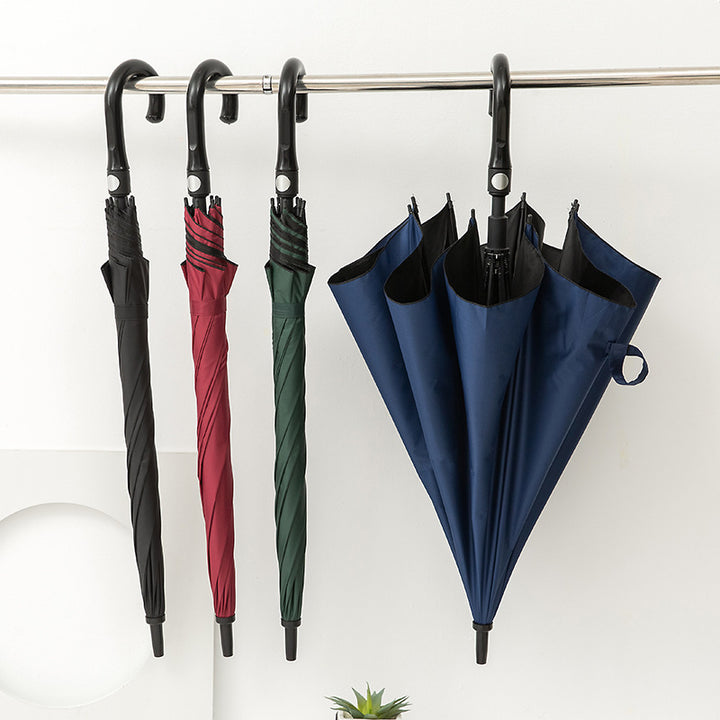 Women Folding Umbrella with Double Fabric Protection Bowlift