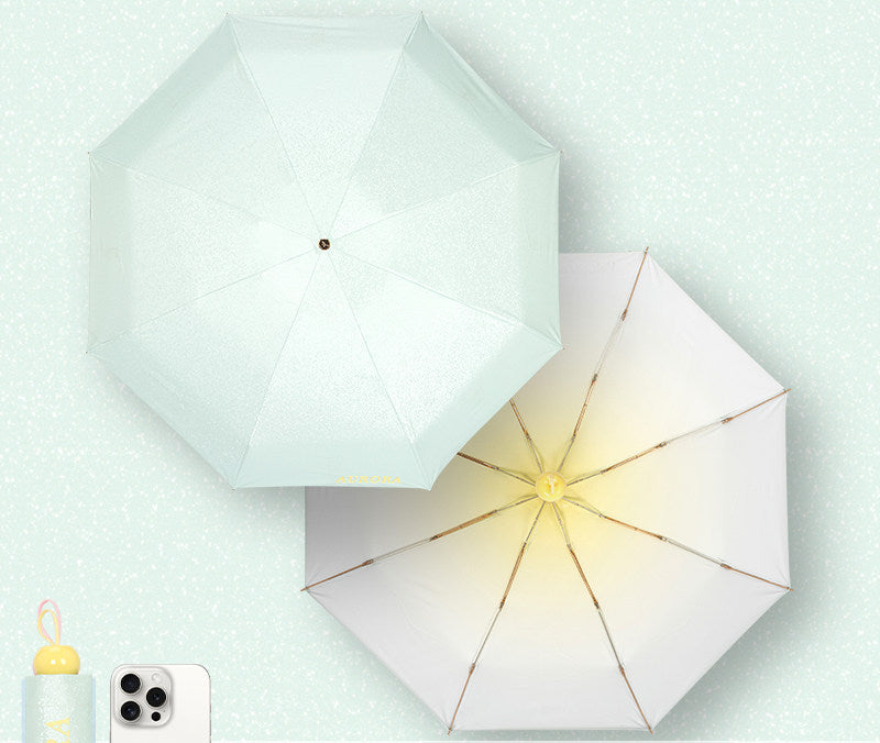 Women’s Folding Umbrella with Glittering Design Bowlift