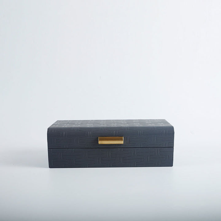 Decorative Storage Boxes with Elegant Weave Detail