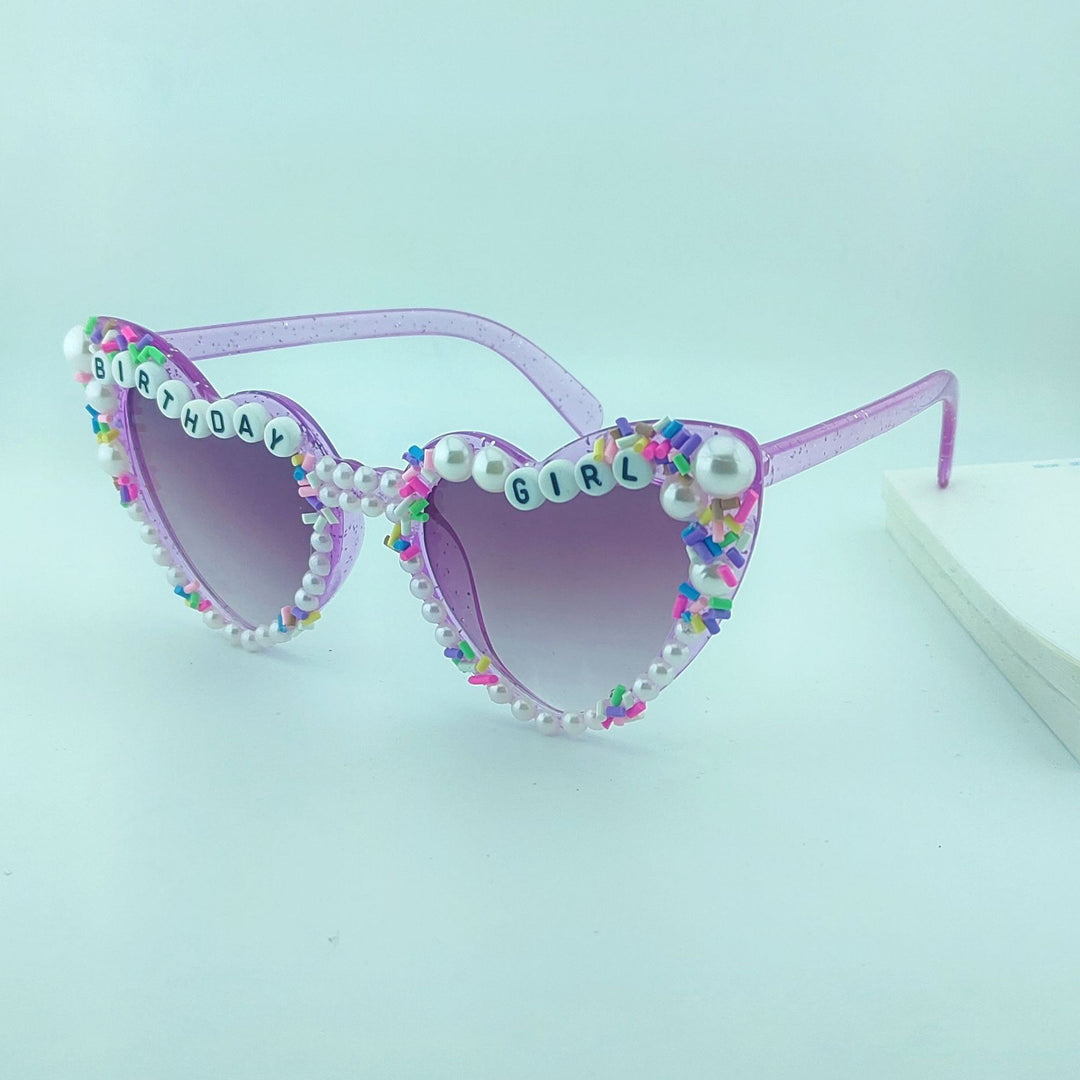 Decorative Birthday-Themed Fashion Sunglasses Bowlift