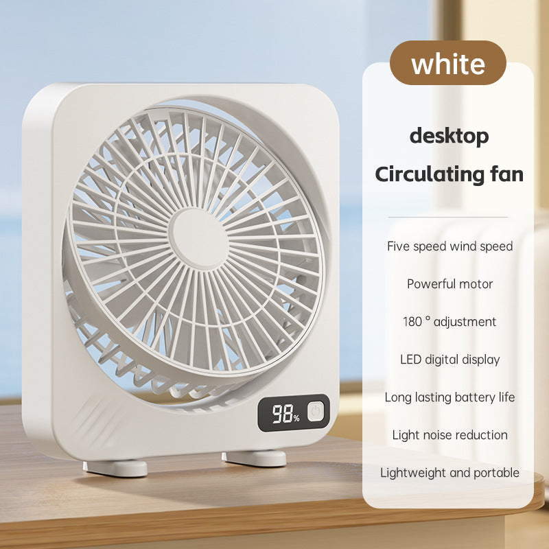 Unisex High-Efficiency Desktop Circulating Fan Bowlift
