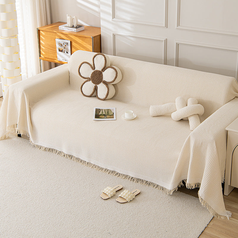 Textured Woven Throw Blanket
