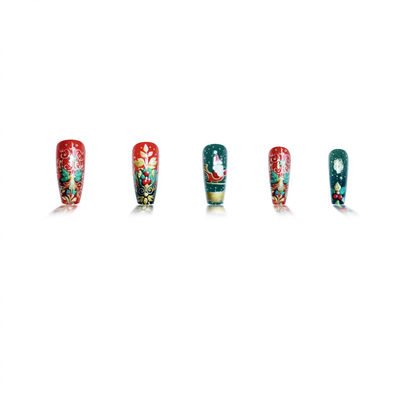 Festive Holiday Nail Art Set Bowlift