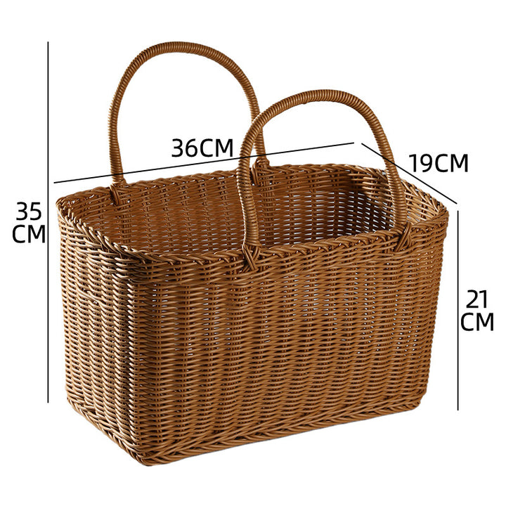 Unisex Large Storage Basket made of Woven Material Bowlift