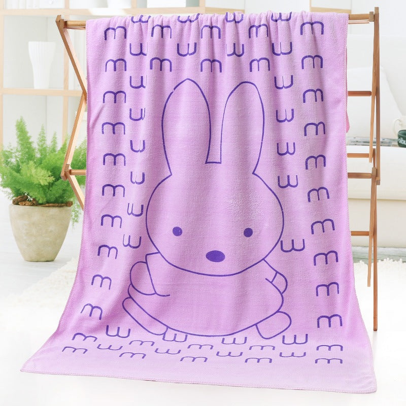 Cartoon-Themed Plush Fleece Blanket
