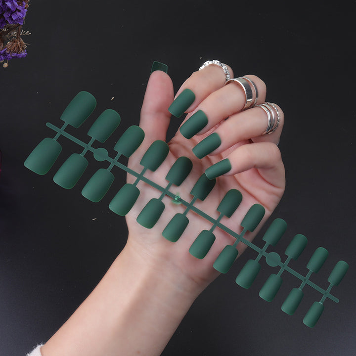 Matte Finish Press-On Nail Set Bowlift